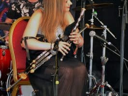 Tara Howley and Friends at The Doolin Folk Festival 2016 with Tara playing the Uilleann Pipes - The Irish Place