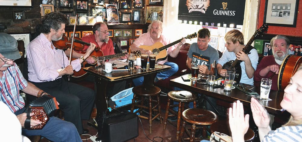 Rafferty in session at The Brazon Head, Dublin - The Irish Place