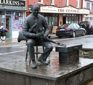 The Willie Clancy Memorial Sculpture in Miltown Malbay, Co. Clare. - The Irish Place