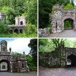 Various views of the Towers and Bridge at Ballysaggartmore.