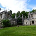 The Ornate Gate Lodges at Ballysaggartmore Towers near Lismore, Co. Waterford.