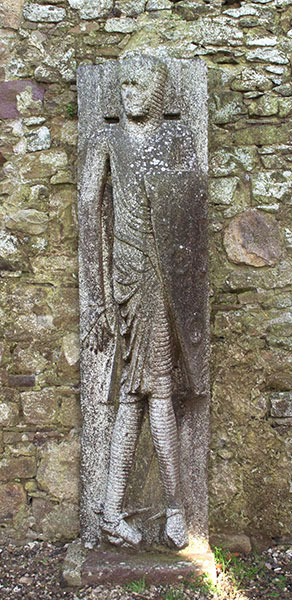 Effigy known as 'Cantwell Fada' in Kilfane Church - The Irish Place