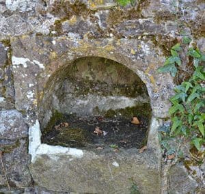 Holy Water Stoup in Knockboy Medieval Church - The Irish Place