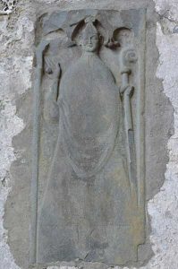 Carving of a Bishop in Corcomroe Abbey - The Irish Place