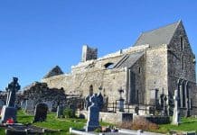 A view of Corcomroe Abbey from a south-easterly direction - The Irish Place