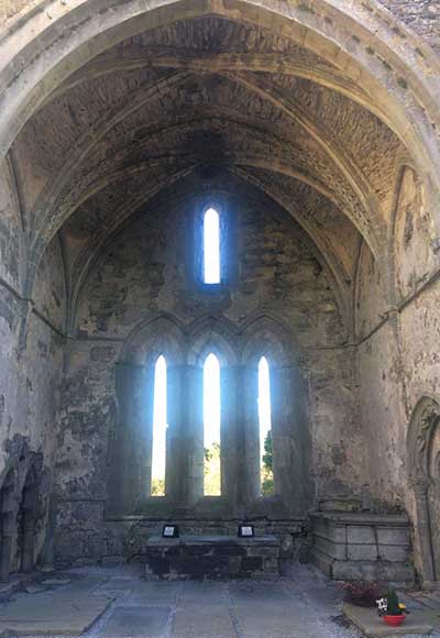 The East Gable wall at Corcomroe Abbey - The Irish Place