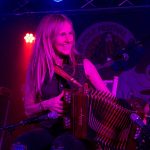 Sharon Shannon performing on stage with ‘The Sharon Shannon Band