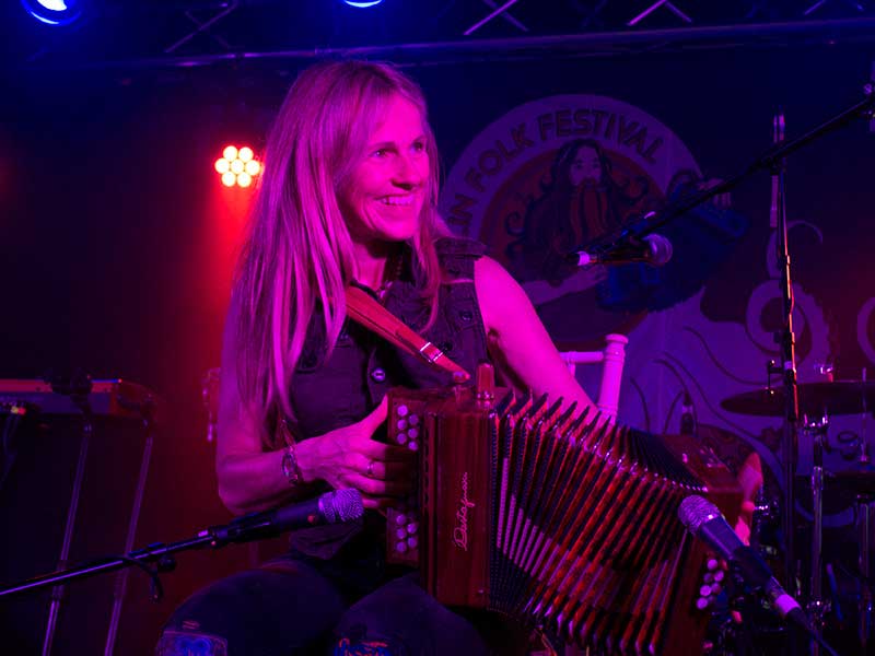 Sharon Shannon performing at the Doolin Folk Festival 2017 - The Irish Place