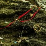 Some of the many offerings left by visitors to An Chailleach Bhéara.