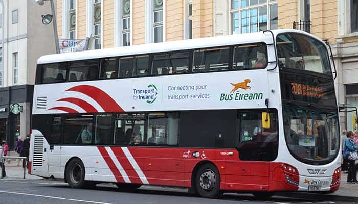 Public Transport in Ireland, A Bus Éireann bus