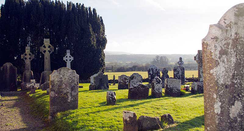 Graveyards at Sacred Sites