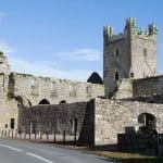 The ruins of the Cistercian Monastery, Jerpoint Abbey, from the R448.