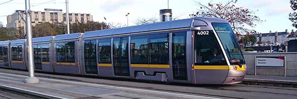 Public Transport in Ireland, a LUAS Tram