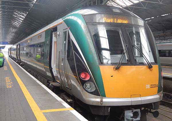 Public Transport in Ireland, an Inter-City Train.