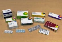 A selection of some common prescription medication