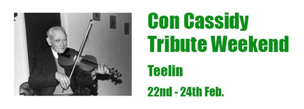 Con Cassidy Tribute Weekend